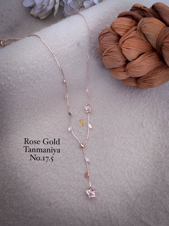 6 Rose Gold Tanmaniya Chain Wholesale Shop In Surat
